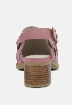 ROSALIE Blush Block Heeled Sandal -Rag & Co 762X110006 e2c122e0 cf81 4ad9 91e5 9be0b214f32e