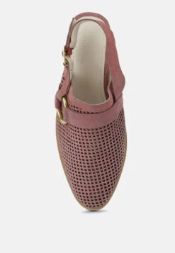 ROSALIE Blush Block Heeled Sandal -Rag & Co 762X110007