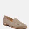 ANNA Taupe Suede Leather Loafers -Rag & Co ANNATaupeSuedeLeatherLoafers RCSH2232 Taupe 3 1052d4a7 2bf9 418f 8057 3acf372ef2de