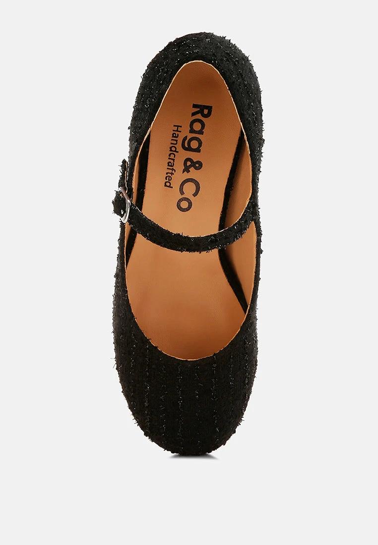 Antara Tweed Mary Jane Sandals 12 Antara Tweed Mary Jane Sandals - Image 10