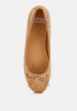 Apollon Bow Detail Foil Print Suede Ballerinas 20 Apollon Bow Detail Foil Print Suede Ballerinas -Rag & Co ApollonBowDetailEmbossedSuedeBallerinas RCSH5125 Gold 7 59be9669 1396 4aa7 b0b1 39d4cd3b854c