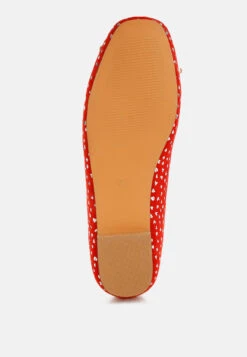 Apollon Bow Detail Foil Print Suede Ballerinas 31 Apollon Bow Detail Foil Print Suede Ballerinas -Rag & Co Apollon Bow Detail Embossed Suede Ballerinas RCSH5125 Red 9 d82ae1fd 3dc9 4bcf aa0d 92c277d6cab9