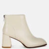 Armada Genuine Leather Square Toe Boots 1 Armada Genuine Leather Square Toe Boots -Rag & Co Armada Genuine Leather Square Toe Boots RCSH5009 OFF WHITE 6