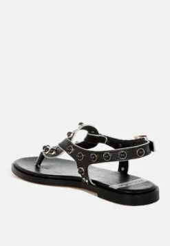 Avens Pearl Rivet Studded Flats -Rag & Co AvensPearlRivetStuddedFlatsRCSH5594 7