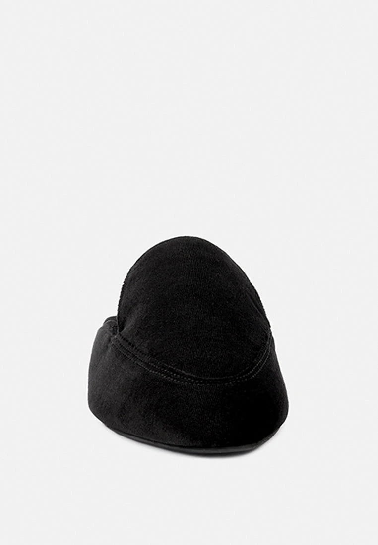 BATISTE Black Velvet Handcrafted Mules 5 BATISTE Black Velvet Handcrafted Mules - Image 3