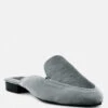 BATISTE Grey Velvet Handcrafted Mules -Rag & Co BATISTEGreyVelvetHandcraftedMules RCSH3124 Grey 2 3f31fd30 3e82 4833 9d29 ee25c9dfaa11