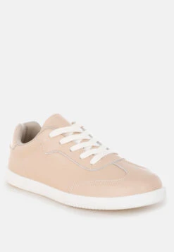 Bostonia Real Leather Casual Sneakers -Rag & Co Bostonia Real Leather Casual Sneakers RCSH5553 BEIGE 7