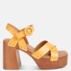 CRISTINA Cross Strap Embellished Heels In Light Tan 1 CRISTINA Cross Strap Embellished Heels In Light Tan -Rag & Co CRISTINACrossStrapEmbellishedHeelsinLightTanRCSH4210Tan 8