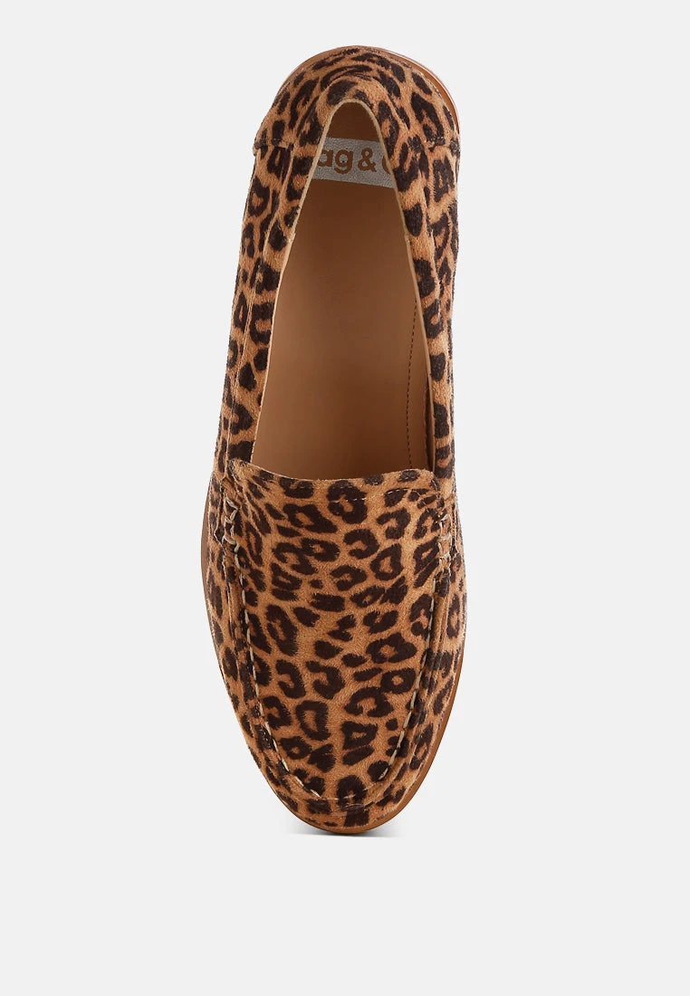 Cacani Leopard Print Heeled Loafers 6 Cacani Leopard Print Heeled Loafers - Image 4