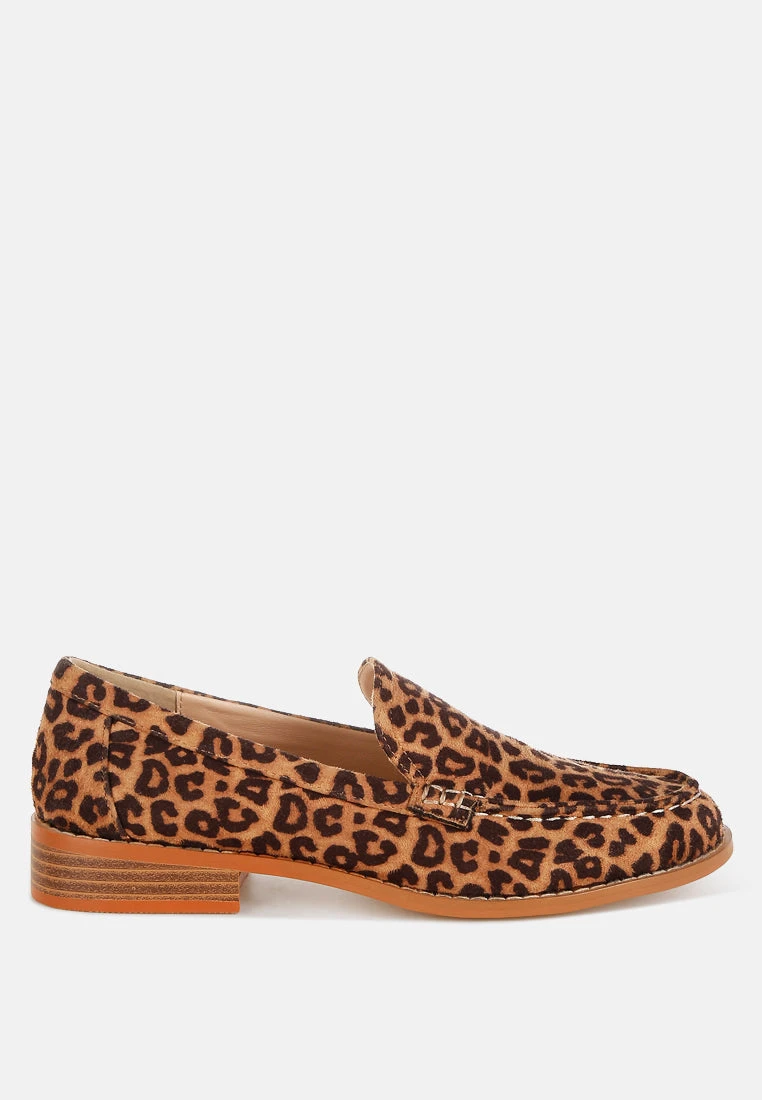 Cacani Leopard Print Heeled Loafers 3 Cacani Leopard Print Heeled Loafers