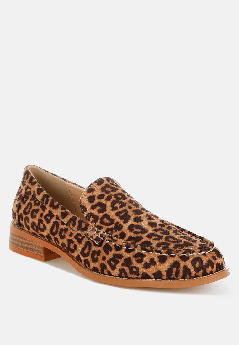 Cacani Leopard Print Heeled Loafers 4 Cacani Leopard Print Heeled Loafers - Image 2