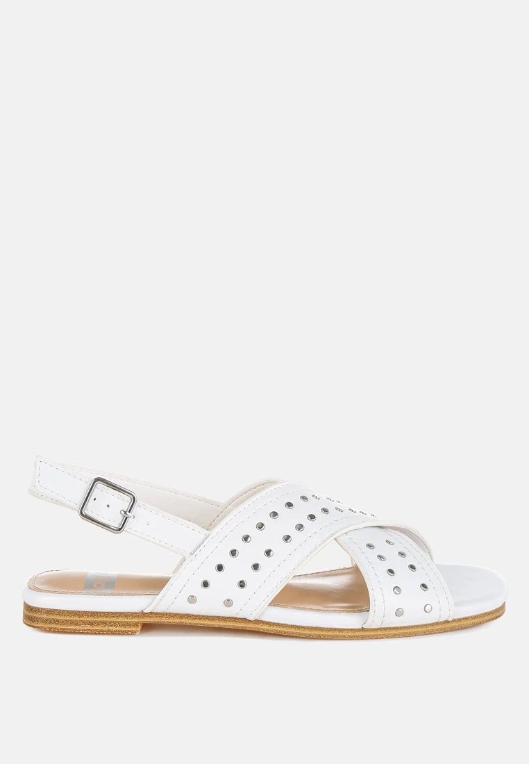 Calluna Stud Embellished Buckled Flats 3 Calluna Stud Embellished Buckled Flats