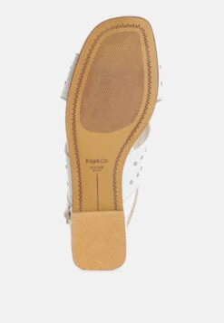 Calluna Stud Embellished Buckled Flats 16 Calluna Stud Embellished Buckled Flats -Rag & Co CallunaStudEmbellishedBuckledFlatsRCSH5592 8