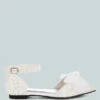 Clarice Sheer Bow Detail Glitter Flat Sandals 2 Clarice Sheer Bow Detail Glitter Flat Sandals -Rag & Co ClariceSheerBowDetailGlitterFlatSandalsRCSH5113WHITE 8 622b999d eac9 49d2 b514 cae5b940d78e