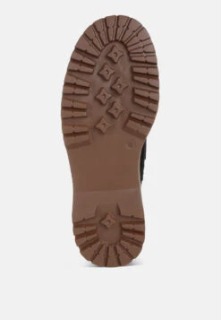 Cuckatoos Chunky Real Suede Leather Oxford Loafers 24 Cuckatoos Chunky Real Suede Leather Oxford Loafers -Rag & Co CuckatoosChunkySuedeOxfordLoafersRCSH5815BLACK 7