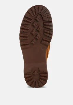 Cuckatoos Chunky Real Suede Leather Oxford Loafers 21 Cuckatoos Chunky Real Suede Leather Oxford Loafers -Rag & Co Cuckatoos Chunky Suede Oxford Loafers RCSH5815 TAN 7