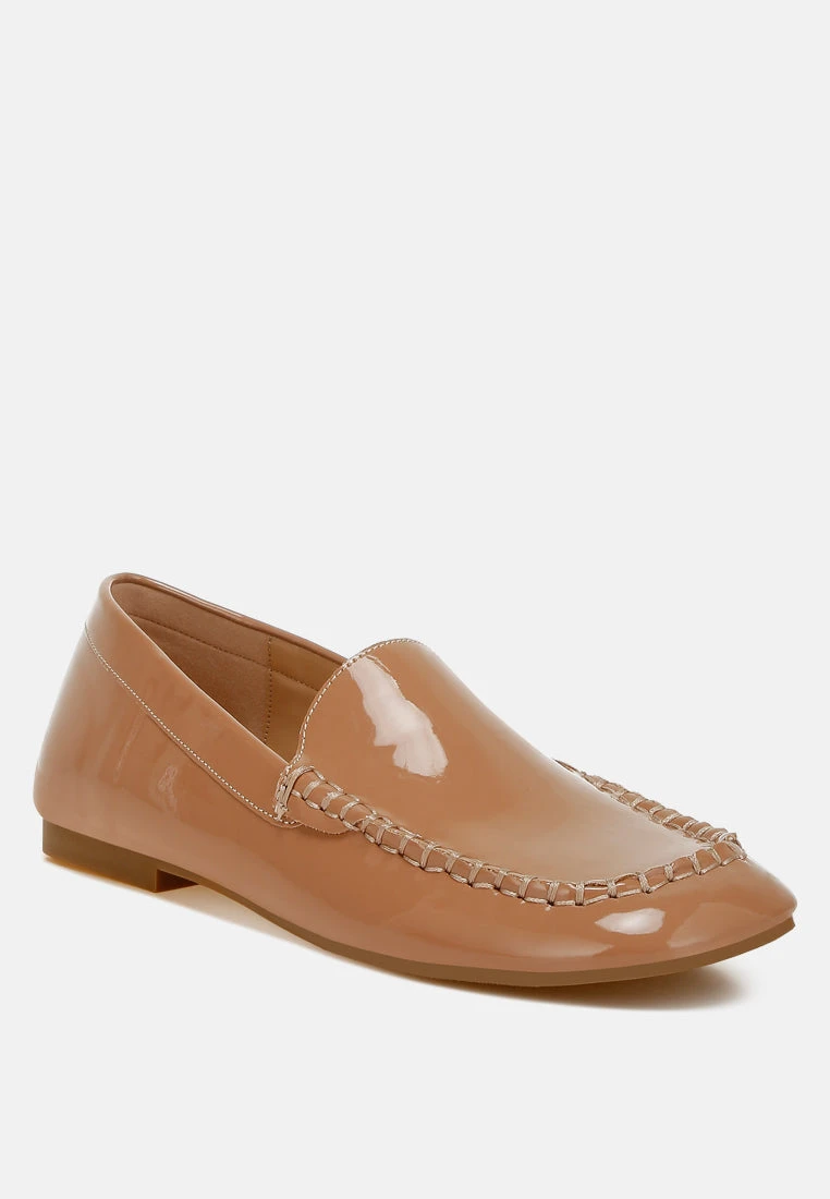 Dama Patent Pleather Loafers 4 Dama Patent Pleather Loafers - Image 2