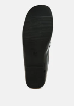 Dama Patent Pleather Loafers 23 Dama Patent Pleather Loafers -Rag & Co Dama Patent Pleather Loafers RCSH5121 BLACK 3