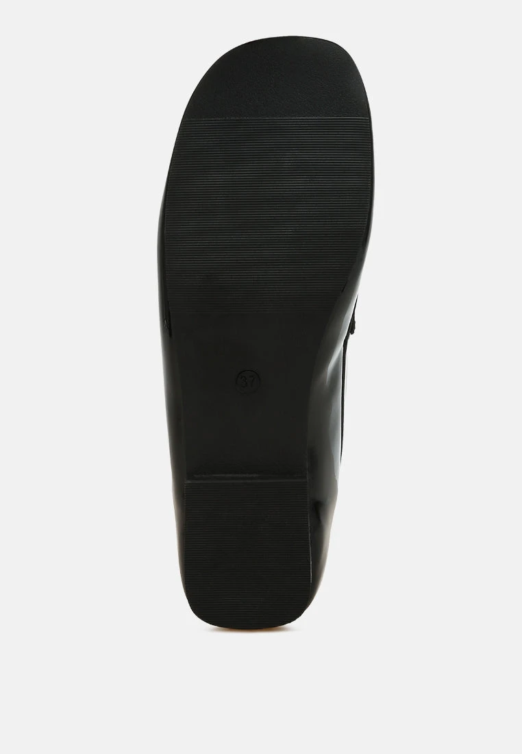 Dama Patent Pleather Loafers 13 Dama Patent Pleather Loafers - Image 11