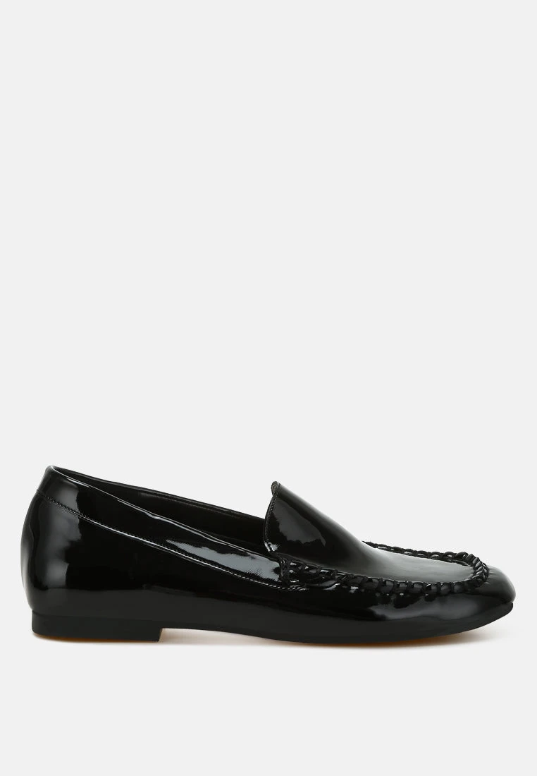 Dama Patent Pleather Loafers 8 Dama Patent Pleather Loafers - Image 6