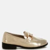 Dendron Diamante Horsebit Metallic Loafers 1 Dendron Diamante Horsebit Metallic Loafers -Rag & Co Dendron Diamante Horsebit Metallic Loafers RCSH5256 5