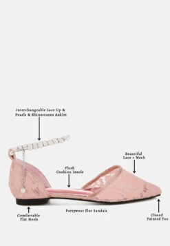 Shrami Pearl & Rhinestone Strap Flat Sandals 37 Shrami Pearl & Rhinestone Strap Flat Sandals -Rag & Co Detail 7cfb4abc 2e11 47a8 9299 047e1e96e61f