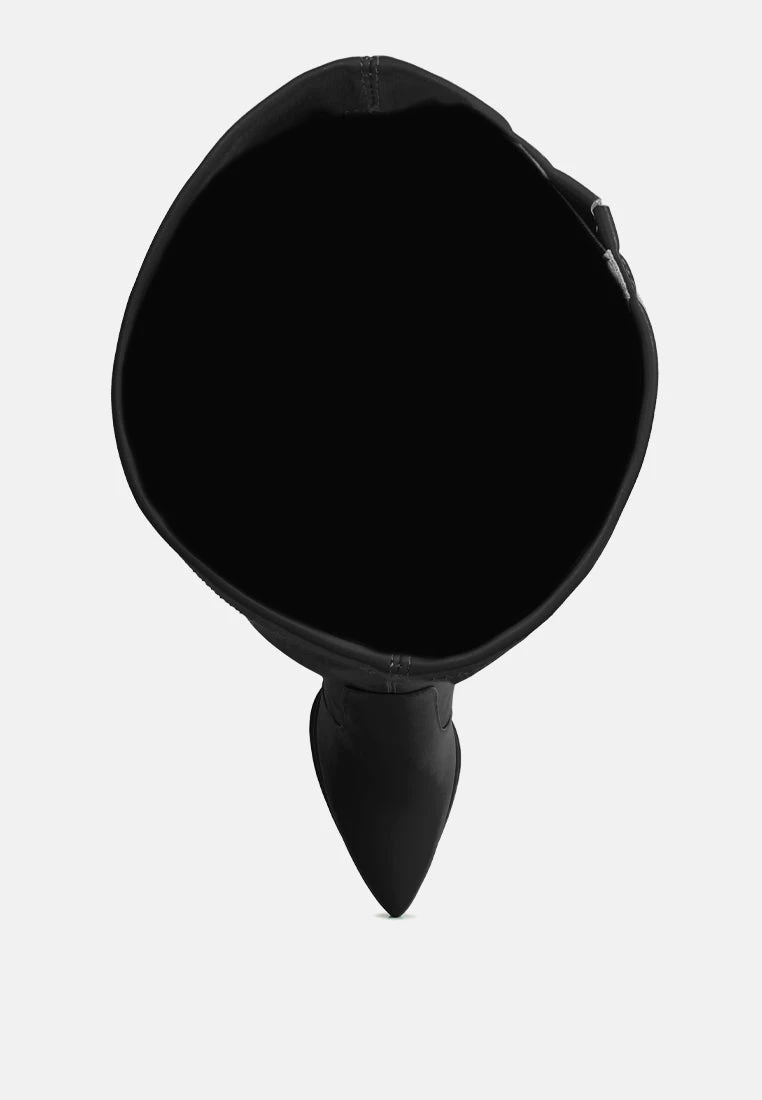 CYBER-PUNK High Platform Long Boots In Black 8 CYBER-PUNK High Platform Long Boots In Black - Image 6