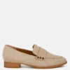 Durance Studded Genuine Suede Loafers 1 Durance Studded Genuine Suede Loafers -Rag & Co DuranceStuddedSuedeLoafers RCSH4844 sand 11