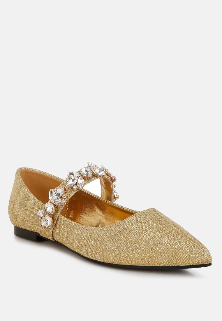 Flavia Diamante Brooch Glitter Ballerinas 4 Flavia Diamante Brooch Glitter Ballerinas - Image 2