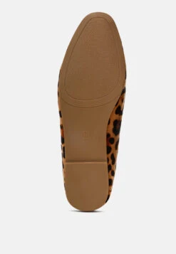 Folklore Micro Suede Tassel Loafers -Rag & Co Folklore Micro Suede Tassel Loafers RCSH4940 leopard 9