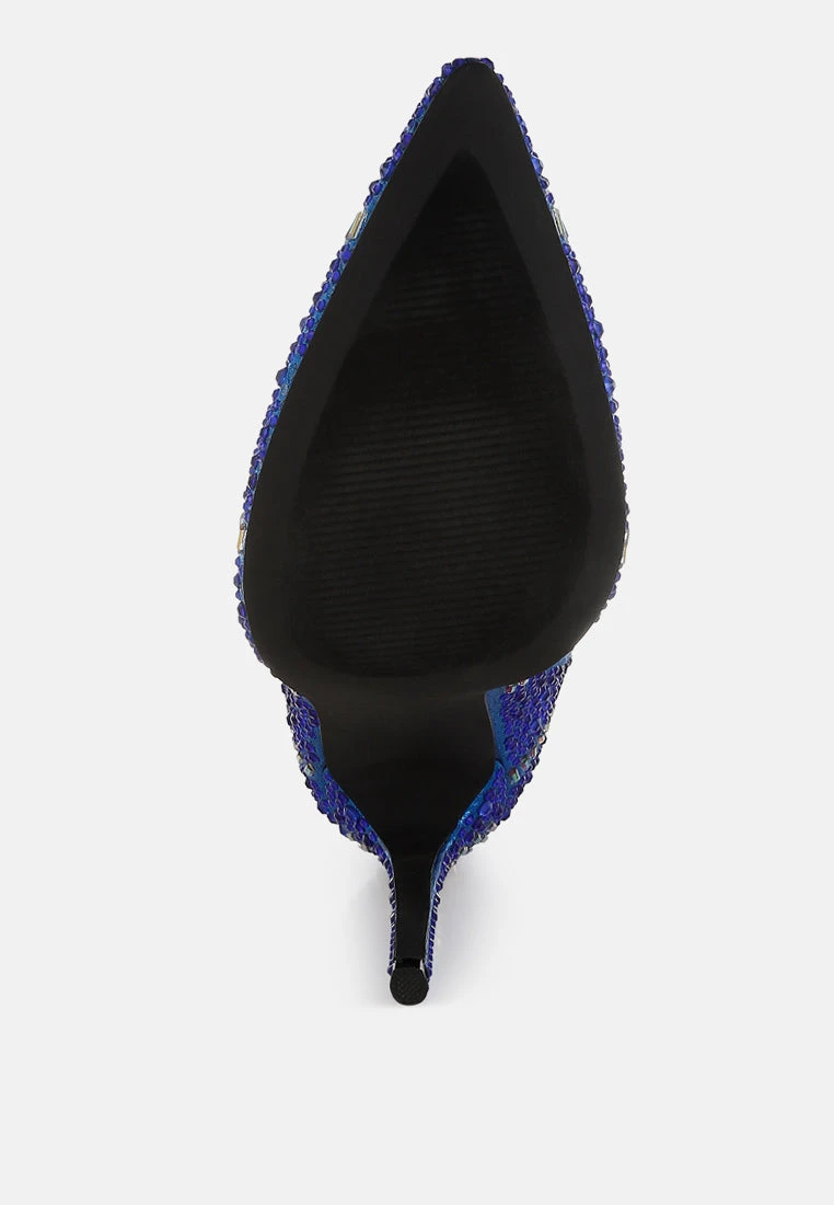 High Roller Rhinestones Embellished Stiletto Boots 12 High Roller Rhinestones Embellished Stiletto Boots - Image 10