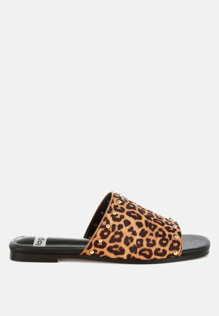 Hilsa Leopard Print Slip-On Flats 3 Hilsa Leopard Print Slip-On Flats