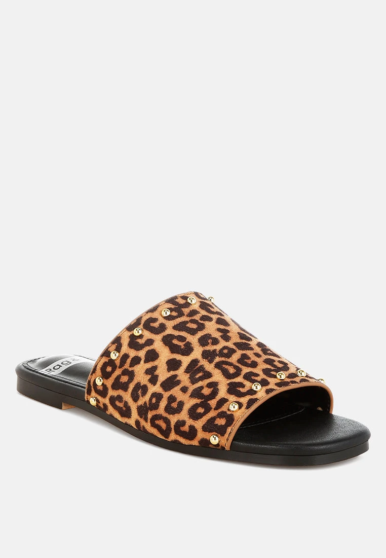 Hilsa Leopard Print Slip-On Flats 4 Hilsa Leopard Print Slip-On Flats - Image 2
