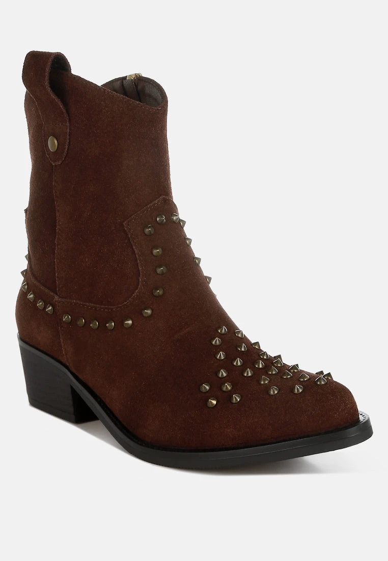 Hira Studs Embellished Cowboy Boots 4 Hira Studs Embellished Cowboy Boots - Image 2