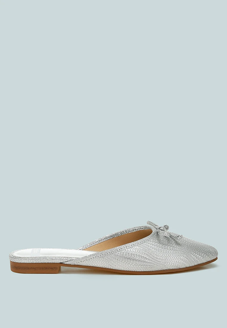 Jaylor Party Bow Slip-On Mules 3 Jaylor Party Bow Slip-On Mules