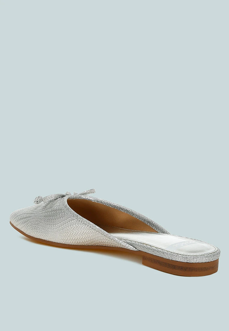 Jaylor Party Bow Slip-On Mules 5 Jaylor Party Bow Slip-On Mules - Image 3