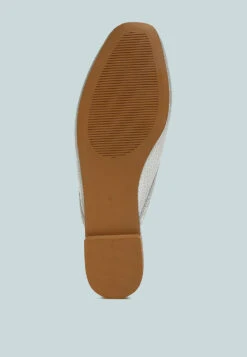 Jaylor Party Bow Slip-On Mules 19 Jaylor Party Bow Slip-On Mules -Rag & Co JaylorPartyBowSlip OnMules RCSH4917 silver 9