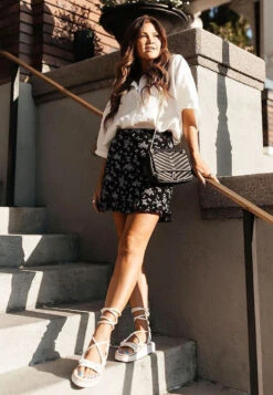 KENDALL Strings Platform Leather Sandal In White -Rag & Co KENDALL RCSH2377 WHITE