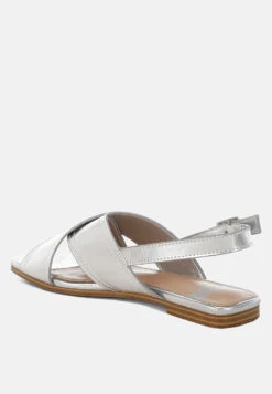 Kanon Metallic Pleather Criss-Cross Flats 23 Kanon Metallic Pleather Criss-Cross Flats -Rag & Co Kanon Metallic Pleather Criss Cross Flats RCSH5480 3 6e0b642f 1f42 4f4a b8e2 ee7b0e3e61e2