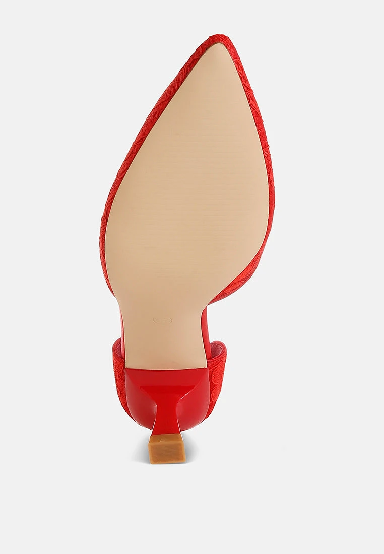 Laika Lace Kitten Heel Sandals 17 Laika Lace Kitten Heel Sandals - Image 15