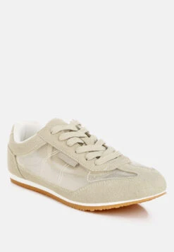 Milon Microfiber & Mesh Sneakers -Rag & Co Milon Microfiber Mesh Sneakers RCSH5268 BEIGE 7 9609f186 9d3a 48ea 80fc ae5a6c35824a