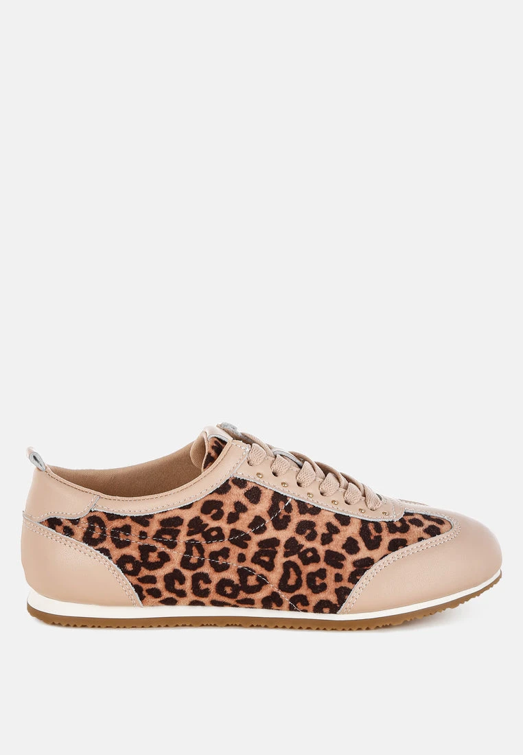 Narati Leopard Print Real Leather Sneakers 3 Narati Leopard Print Real Leather Sneakers