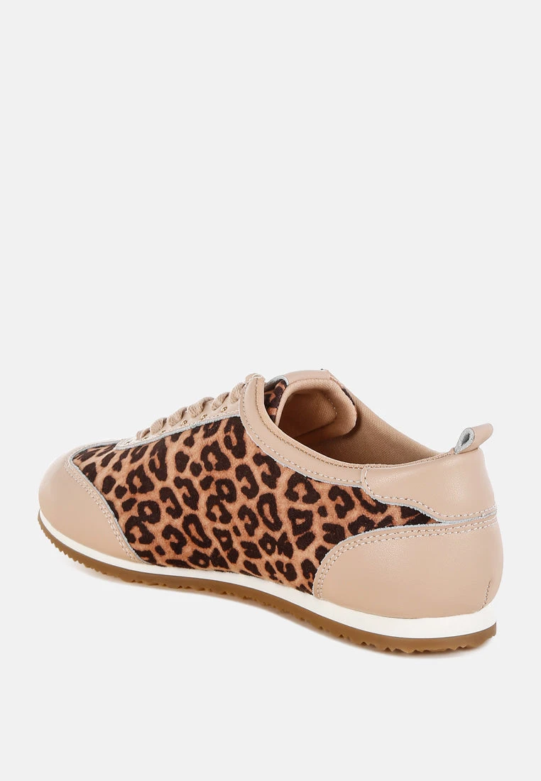 Narati Leopard Print Real Leather Sneakers 5 Narati Leopard Print Real Leather Sneakers - Image 3