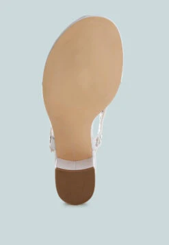 Nerina Studded Genuine Leather Sandals -Rag & Co NerinaStuddedGenuineLeatherSandalsRCSH5595 7