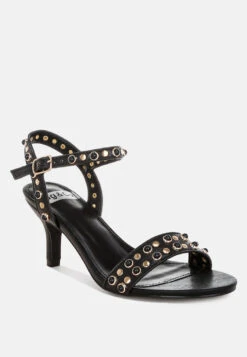 Nidara Studded Real Leather Kitten Heel Sandals 20 Nidara Studded Real Leather Kitten Heel Sandals -Rag & Co NidaraStuddedRealLeatherKittenHeelSandalsRCSH5589 2 e1e74cdc 03d3 48e5 b441 d1c0b00ba586