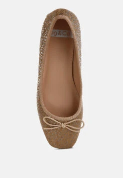 Ningen Leopard Print Block Heel Ballerinas 20 Ningen Leopard Print Block Heel Ballerinas -Rag & Co NingenLeopardPrintBlockHeelBallerinasRCSH5373 9