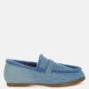 Nivena Fur Detail Denim Loafers -Rag & Co NivenaFurDetailDenimLoafersRCSH5249BLUE 9