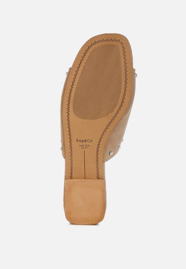 Odalia Soft Suede Leather Studded Flats 13 Odalia Soft Suede Leather Studded Flats - Image 11