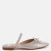 Opalia Glitter Ballet Mules 1 Opalia Glitter Ballet Mules -Rag & Co Opalia Glitter Ballet Mules RCSH4985 CHAMPAGNE GOLD 8