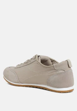 Pattens Genuine Suede Leather Sneakers -Rag & Co Pattens Genuine Suede Leather Sneakers RCSH5266 BEIGE 9